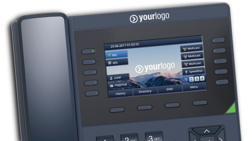 ClearlyIP IP Phone Custom Branding