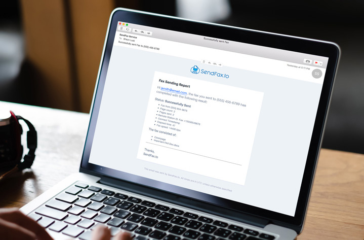outbound faxes from email