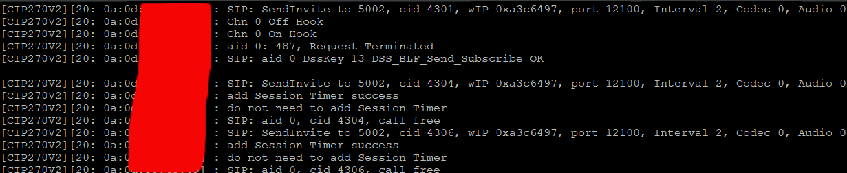 Syslog install window