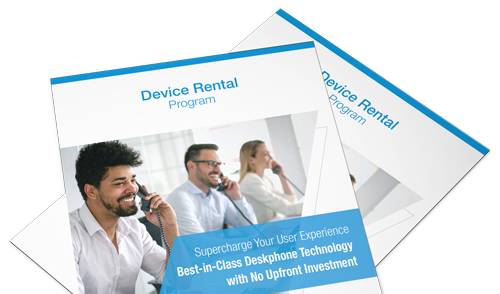 DaaS Device Rental Program Flyer