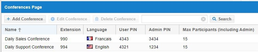 Allow Setting what Language prompts you want used with Audio Conference Rooms