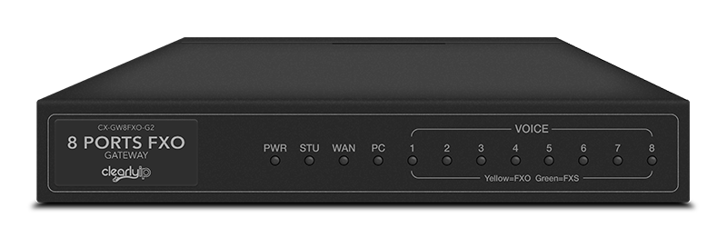 4 Port FXS/4 Port FXO ClearlyIP Analog VoIP Gateway