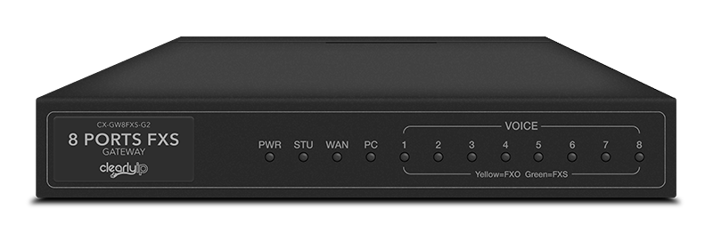 ClearlyIP 8 Port FXS Analog VoIP Gateway