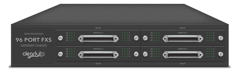 ClearlyIP 96 Port FXS Analog VoIP Gateway
