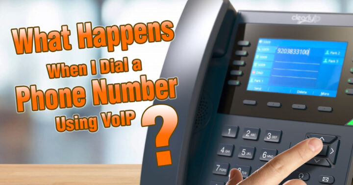 What Happens When i dial a phone number using VoIP