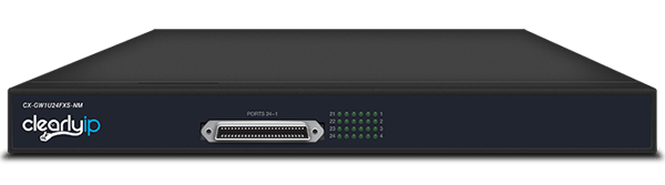ClearlyIP 24 Port FXS Non-Modular Analog VoIP Gateway
