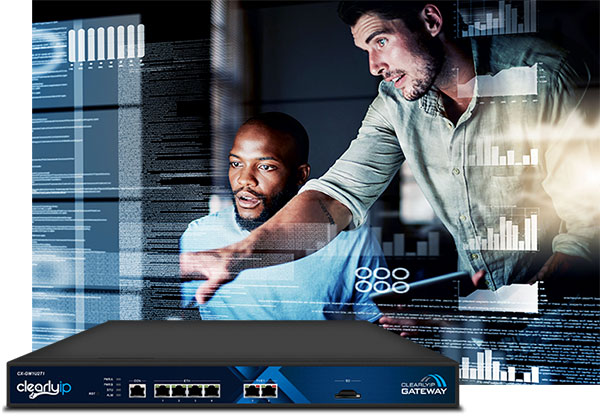 ClearlyIP 2 Port T1/E1 Digital VoIP Gateway Advanced Performance and Security