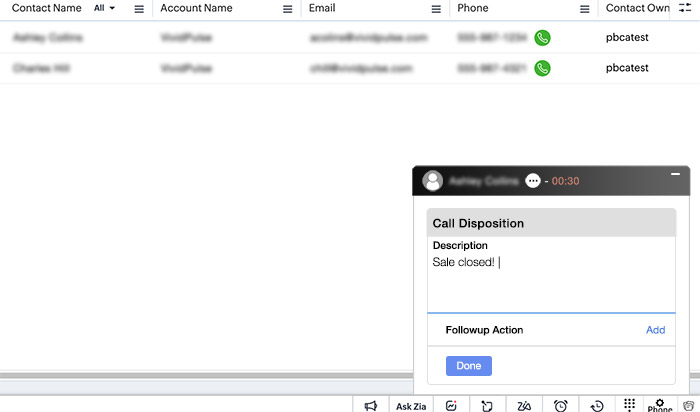 Automatic Call Logging