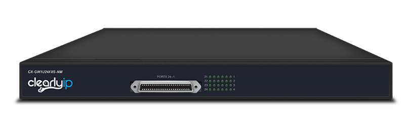 24 Port FXS NM ClearlyIP Analog VoIP Gateway