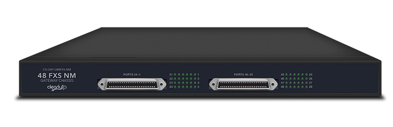 48 Port FXS NM ClearlyIP Analog VoIP Gateway